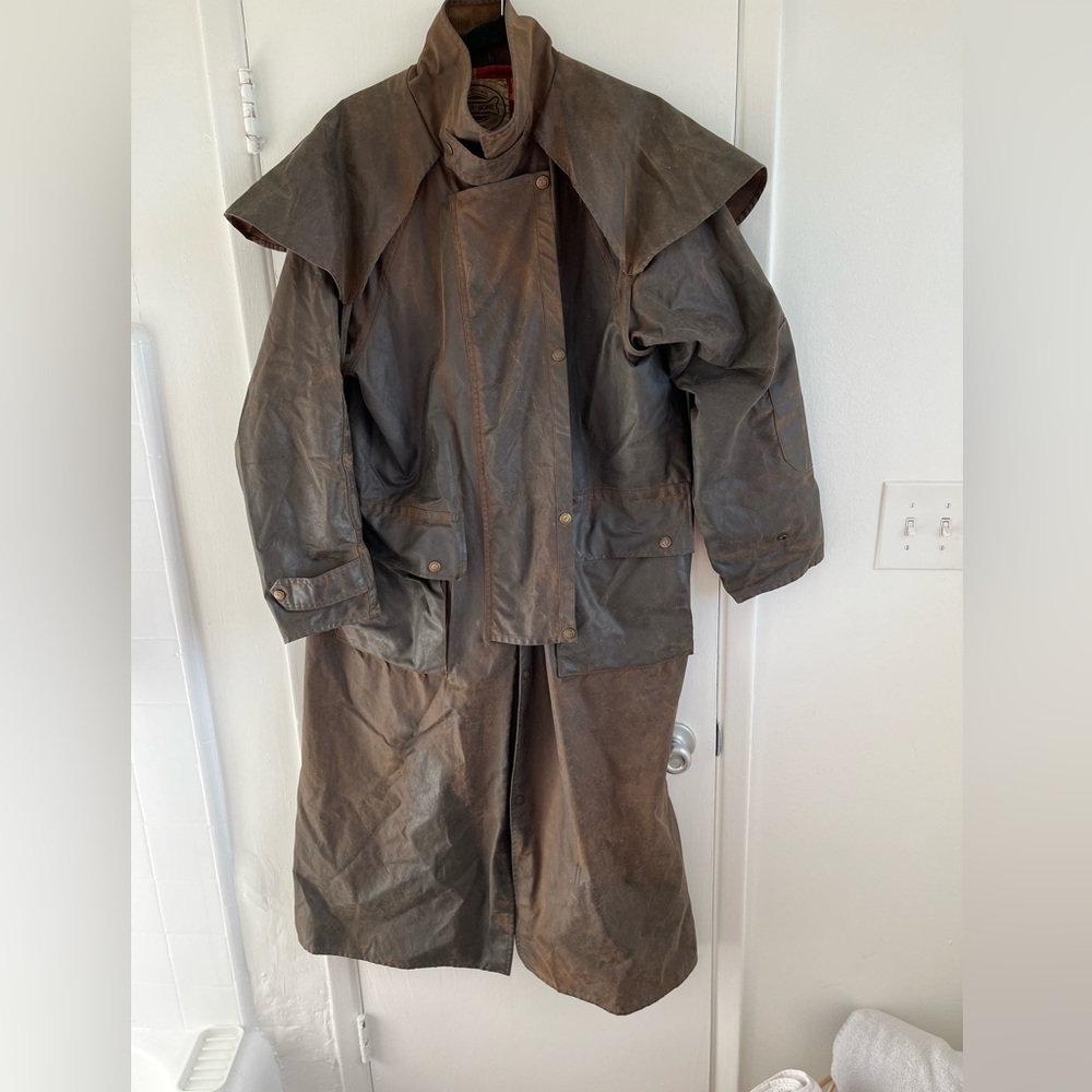 DrizaBone Australian Oilskin Duster Gem